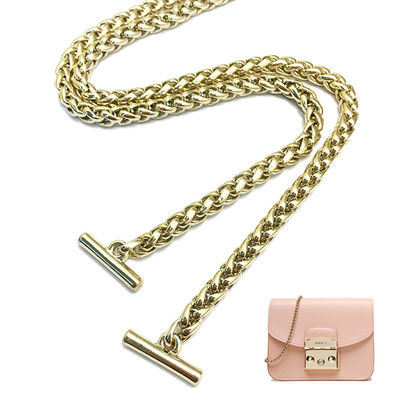 灯笼链包包开云登陆入口-开云online(中国)
箱包五金配件浅金色BSK链金属孖圆链包包配件直供